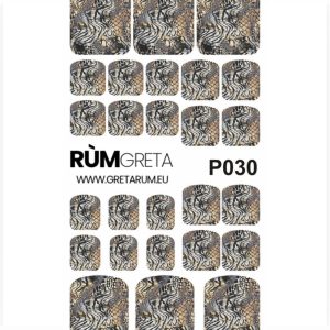 NAGŲ PLĖVELĖS NAIL WRAP P030