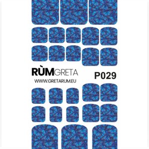 NAGŲ PLĖVELĖS NAIL WRAP P029