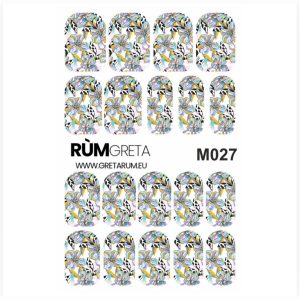 NAGŲ PLĖVELĖS NAIL WRAP M027