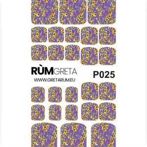 NAGŲ PLĖVELĖS NAIL WRAP P025