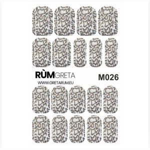 NAGŲ PLĖVELĖS NAIL WRAP M026