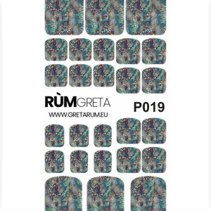 NAGŲ PLĖVELĖS NAIL WRAP P019