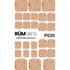 NAGŲ PLĖVELĖS NAIL WRAP P020