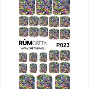 NAGŲ PLĖVELĖS NAIL WRAP P023