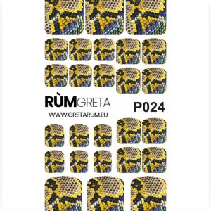 NAGŲ PLĖVELĖS NAIL WRAP P024