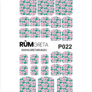 NAGŲ PLĖVELĖS NAIL WRAP P022