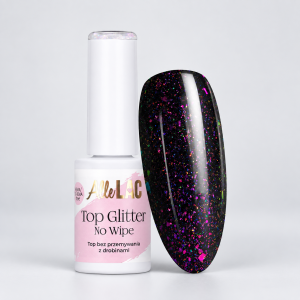 AlleLac Top Glitter No Wipe Fairy 79 – blizgus topas, 7 g