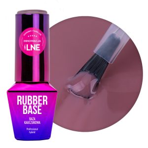 MollyLac kaučiukinė bazė 2in1 Camouflage Boom Blush Nr. 1, 10 g