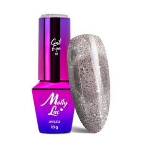 MollyLac gelinis lakas Cat Eye Foxy Eyes Multicolor Chrome Nr. 558, 10 g